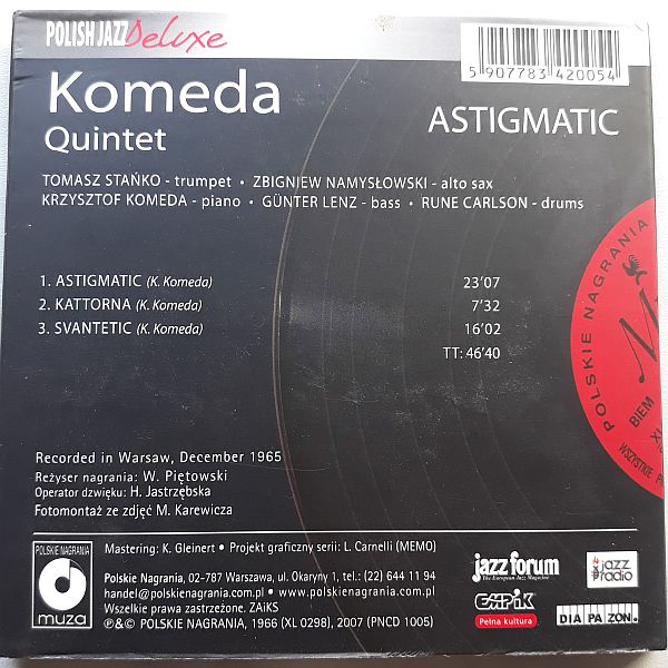 https://www.discogs.com/release/1335155-Komeda-Quintet-Astigmatic