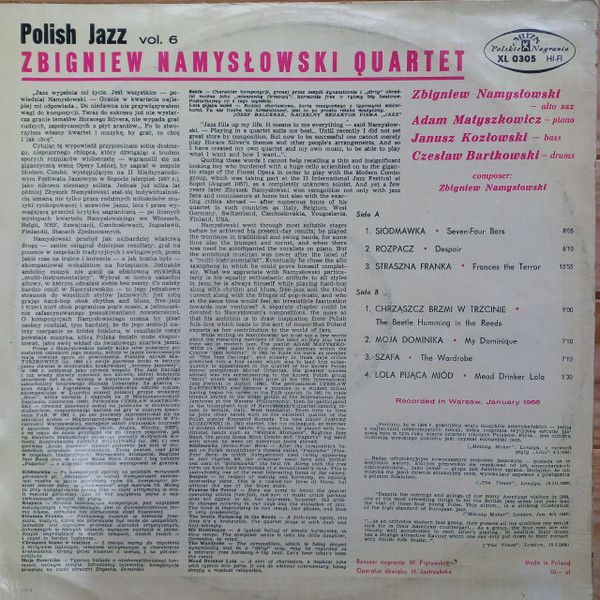 https://www.discogs.com/release/24747755-Zbigniew-Namys%C5%82owski-Quartet-Polish-Jazz-6