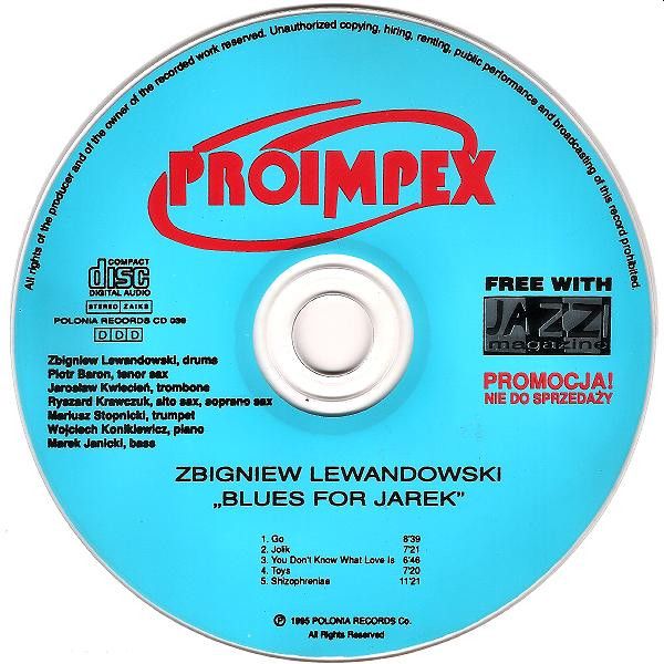 https://www.discogs.com/release/7177769-Zbigniew-Lewandowski-Blues-For-Jarek
