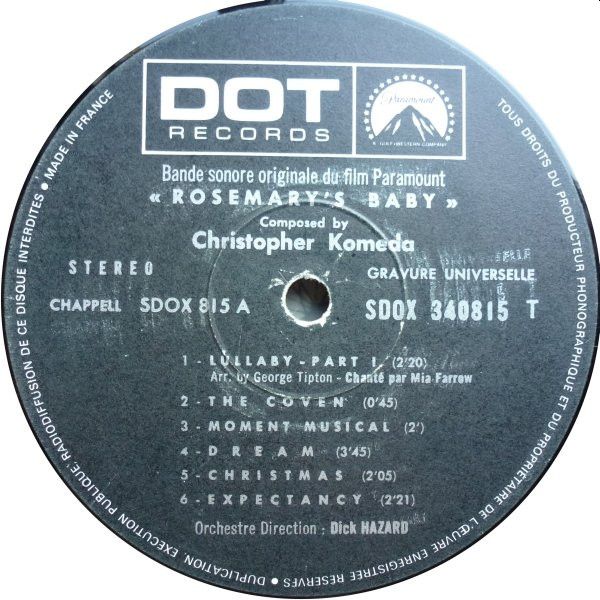 https://www.discogs.com/release/4631958-Christopher-Komeda-Rosemarys-Baby-Music-From-The-Motion-Picture-Score