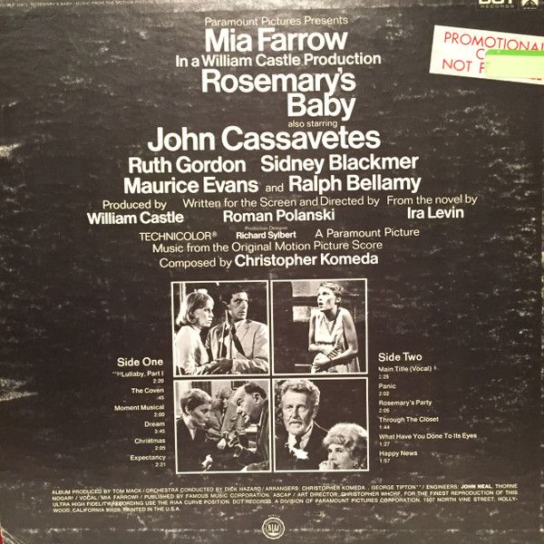 https://www.discogs.com/release/6771943-Christopher-Komeda-Rosemarys-Baby-Music-From-The-Motion-Picture-Score