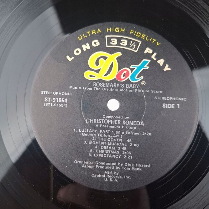 https://www.discogs.com/release/11812123-Christopher-Komeda-Rosemarys-Baby-Music-From-The-Motion-Picture-Score