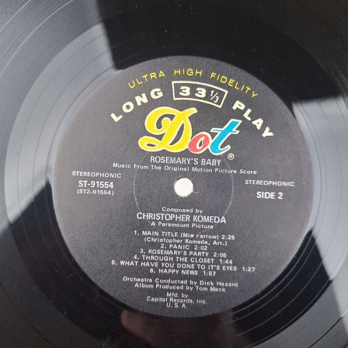 https://www.discogs.com/release/11812123-Christopher-Komeda-Rosemarys-Baby-Music-From-The-Motion-Picture-Score