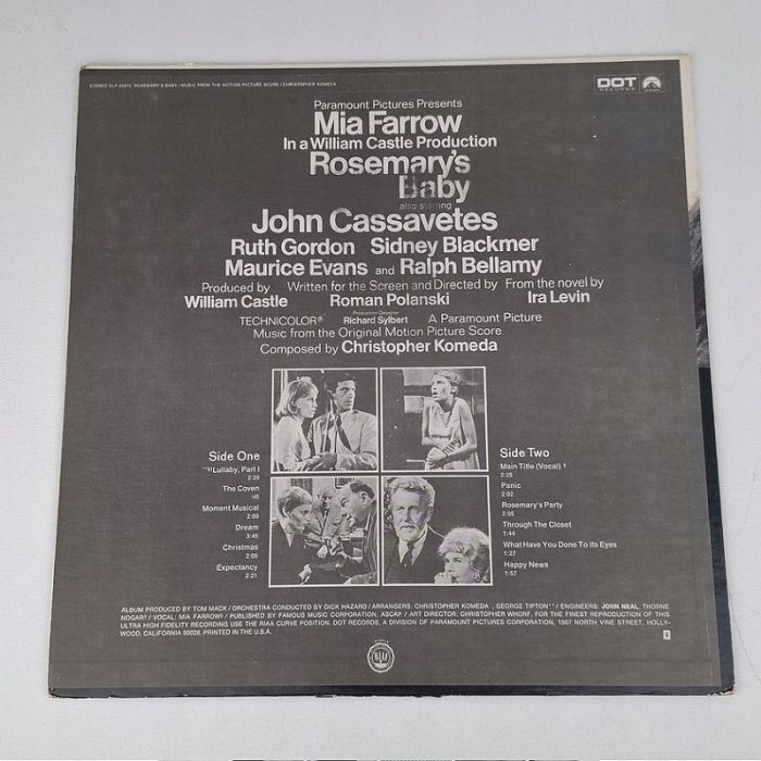 https://www.discogs.com/release/1123505-Christopher-Komeda-Rosemarys-Baby-Music-From-The-Motion-Picture-Score