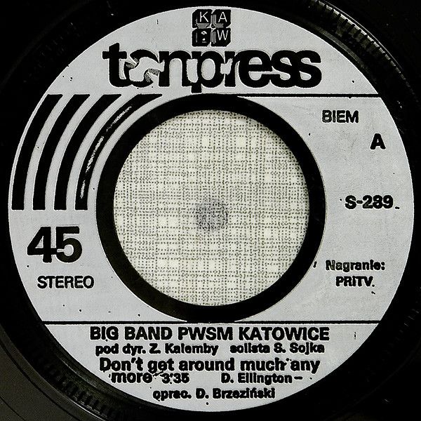 https://www.discogs.com/release/2072491-Big-Band-PWSM-Katowice-Dont-Get-Around-Much-Anymore-Ksi%C4%99%C5%BCycowe-Sny