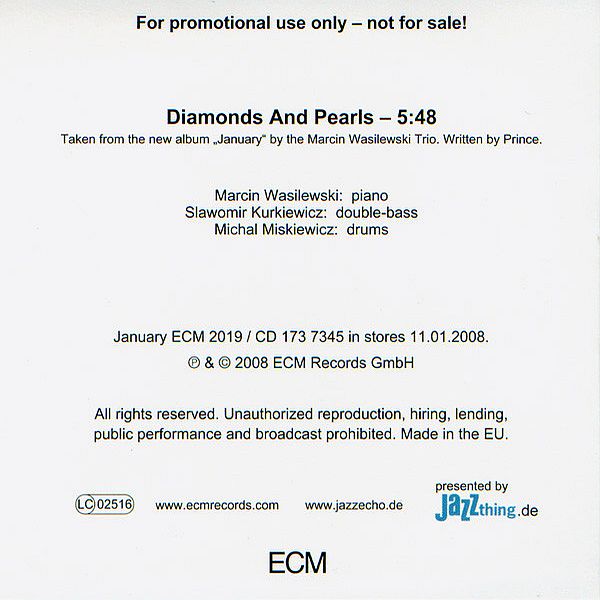 https://www.discogs.com/release/1237326-Marcin-Wasilewski-Trio-Diamonds-And-Pearls